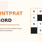 Struntprat korsord