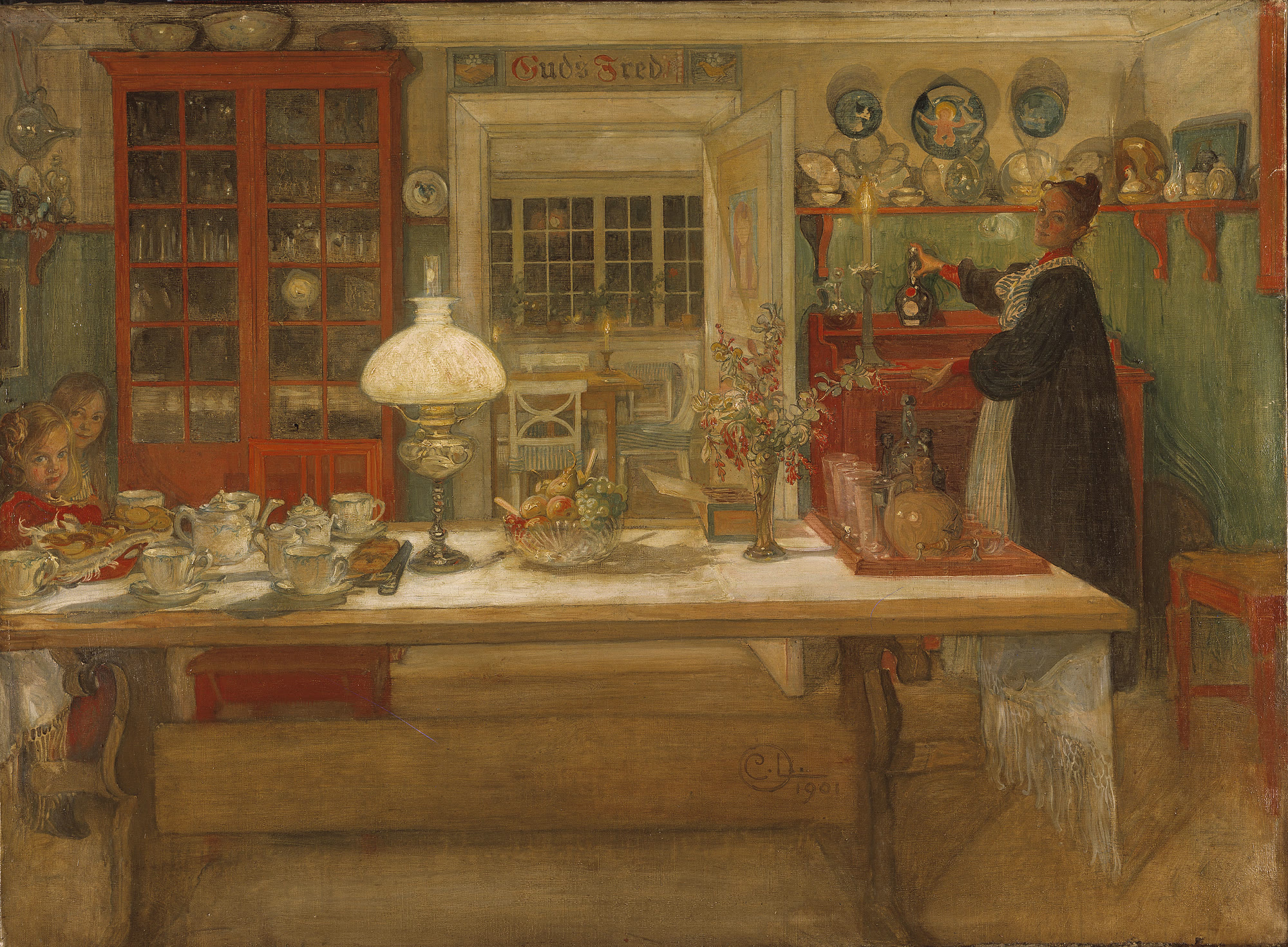 Till en liten vira , 1901. Olja på duk, 67,5 × 92,3 cm. Nationalmuseum, Stockholm.