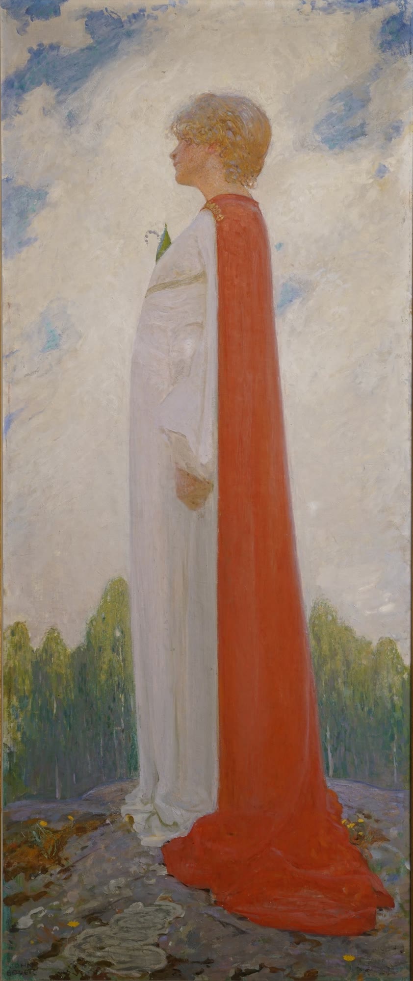 Sagoprinsessan , 1905. Olja på duk, 178 × 73 cm. Jönköpings läns museum, Jönköping.