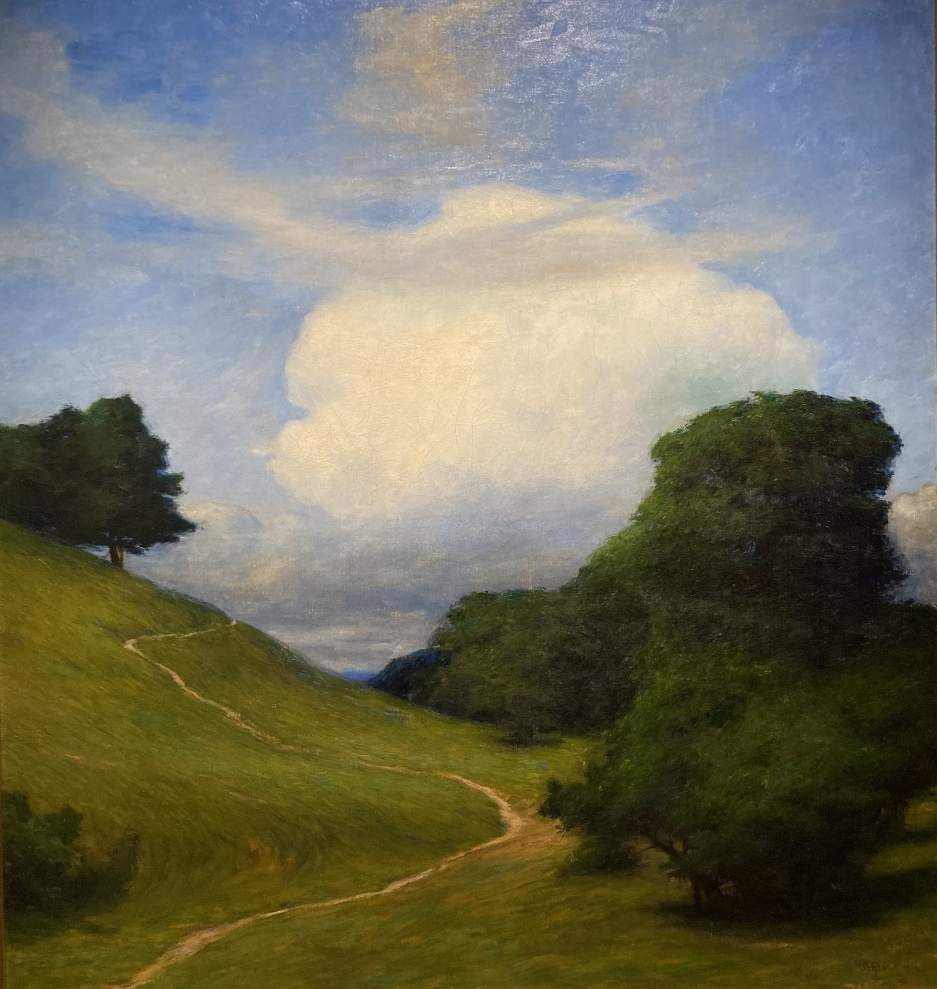 Molnet , 1896. Olja på duk. Prins Eugens Waldemarsudde, Stockholm.