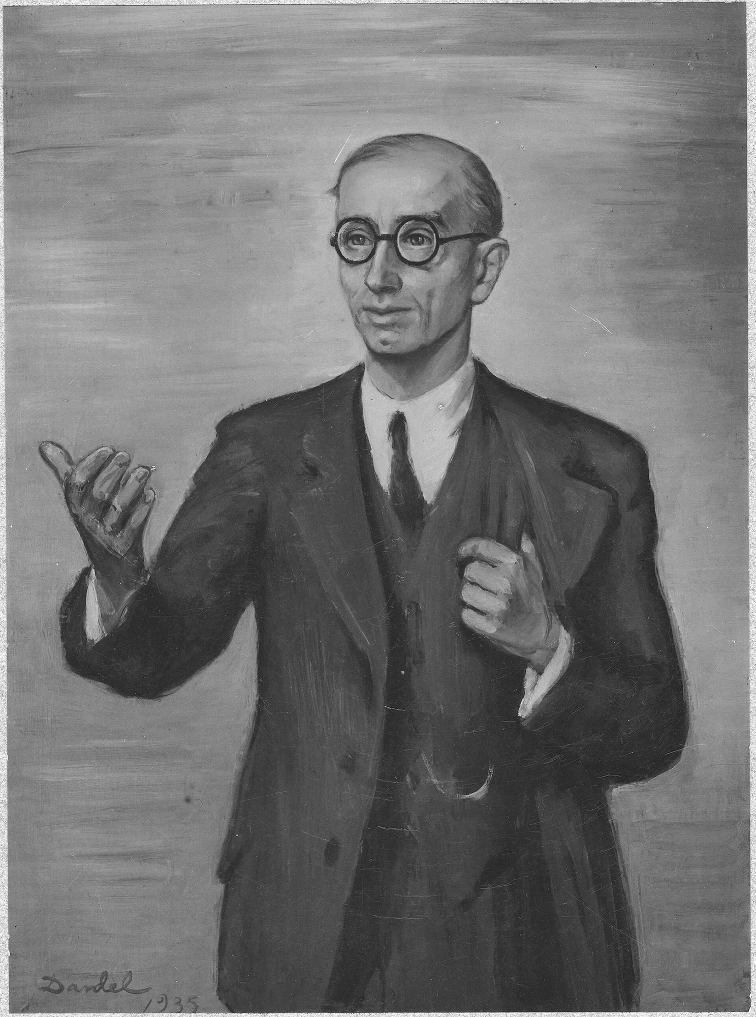 Ivan Bratt , 1935. Olja på duk, 100 × 72 cm. Nationalmuseum (Statens porträttsamling).